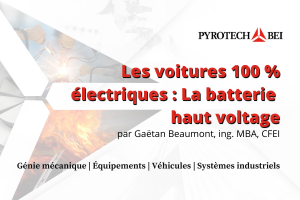 Les voitures 100% électriques : La Batterie Haut Voltage