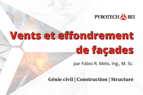 Vents et effondrement de façades