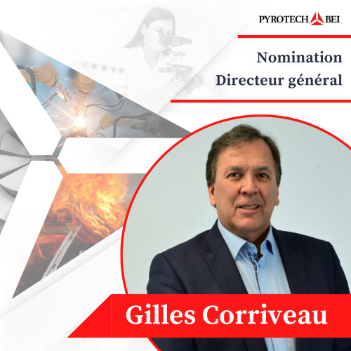 Nomination de Gilles Corriveau en tant que Directeur général