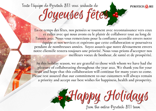 Joyeuses fêtes